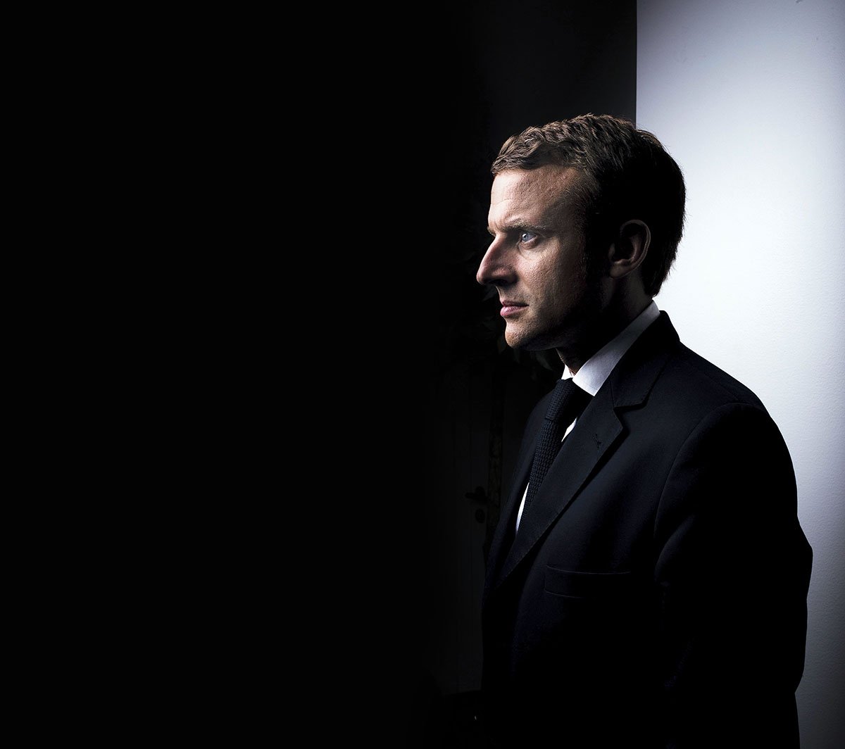 FRANCE-GOVERNMENT-ECONOMY-MACRON-PORTRAIT