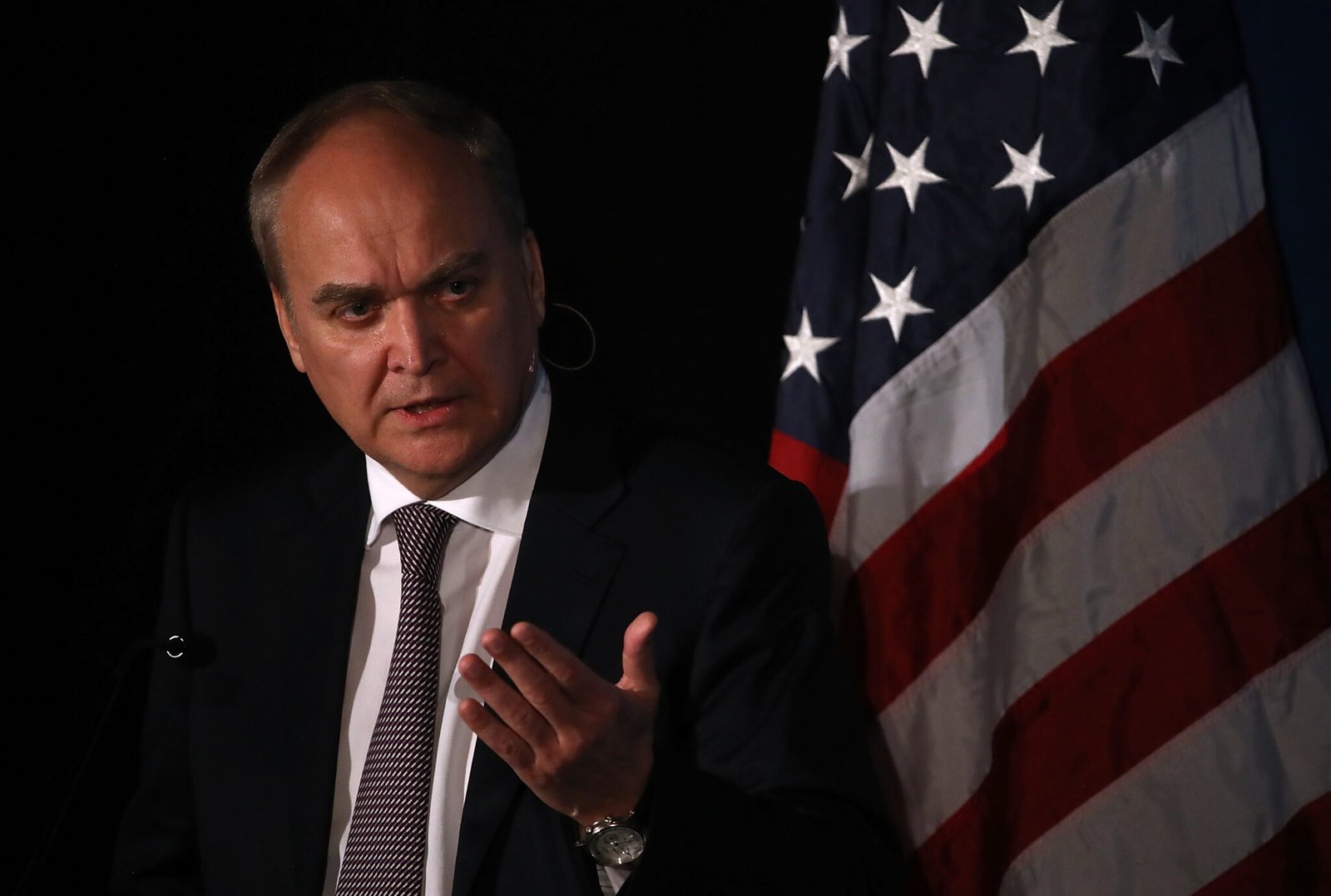 Russia Ambassador To The U.S. Anatoly Antonov Speaks At World Affairs Council Of Northern California