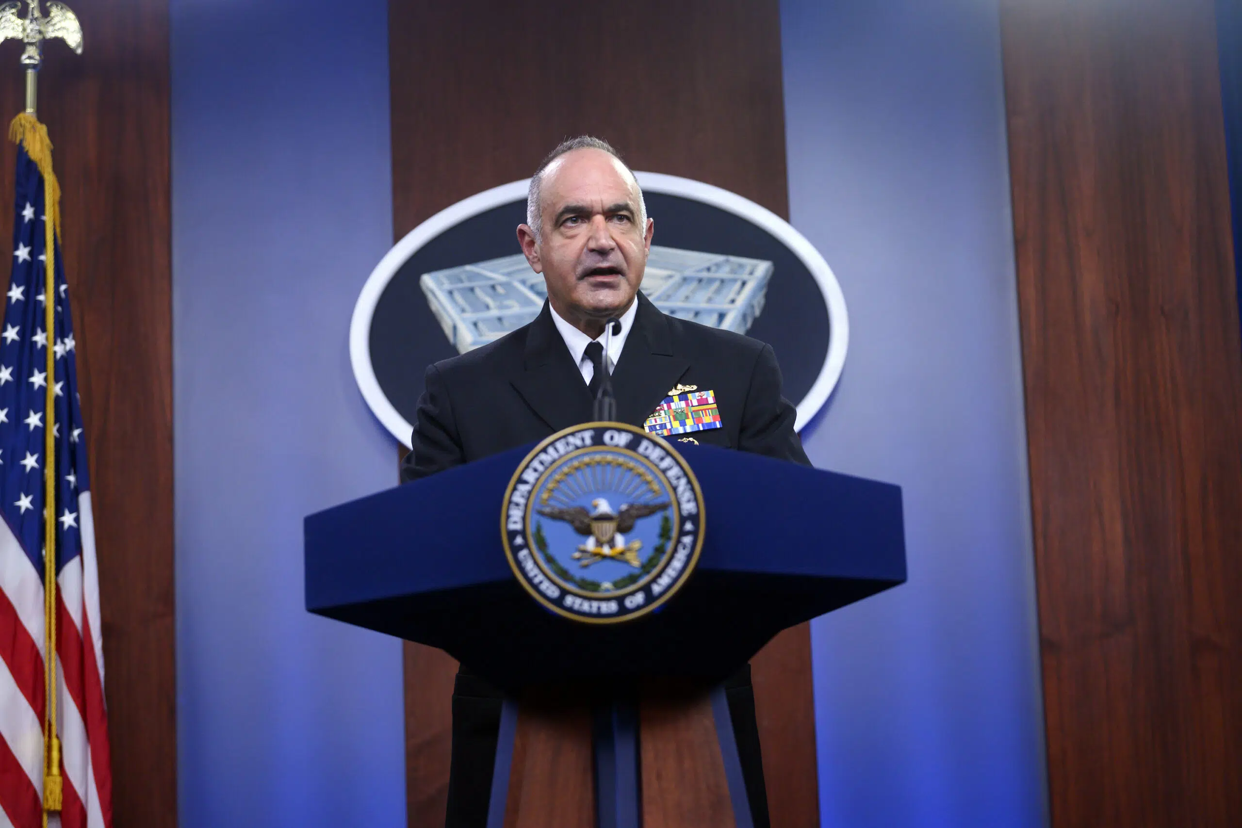 STRATCOM Commander Holds Pentagon Briefing