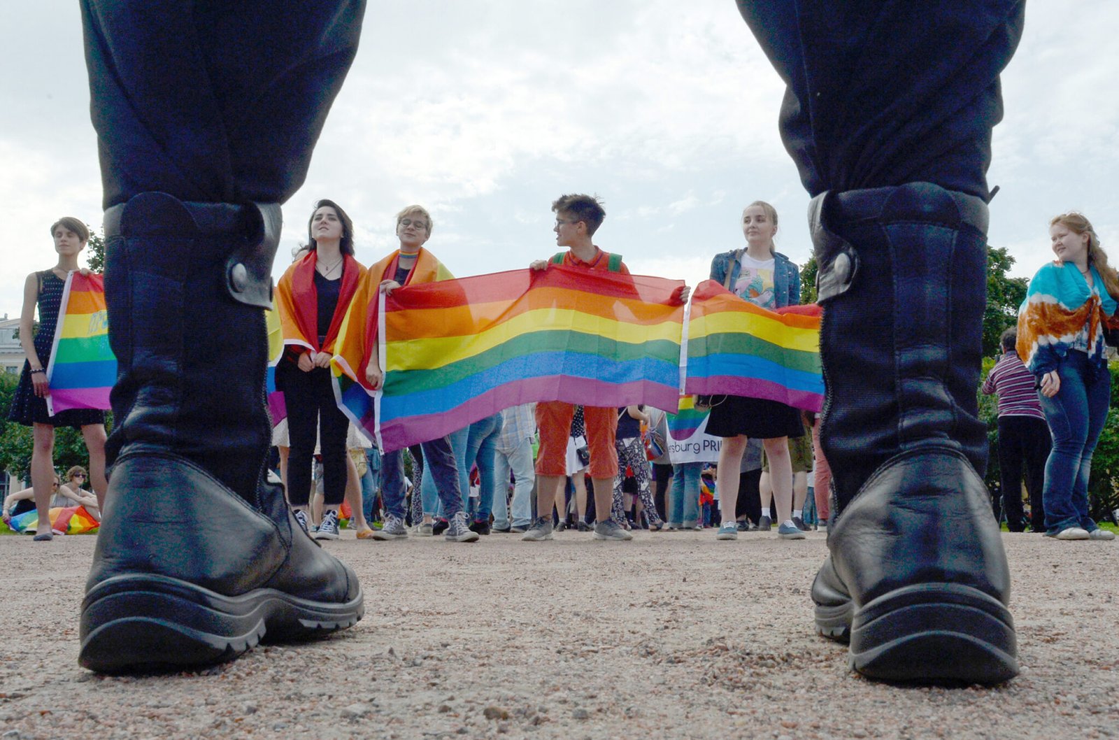 RUSSIA-RIGHTS-HOMOSEXUALITY-RALLY