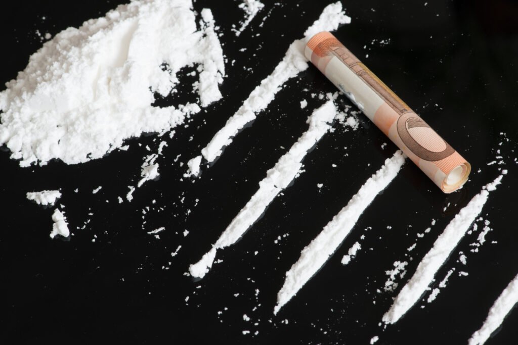 Lines of cocaine