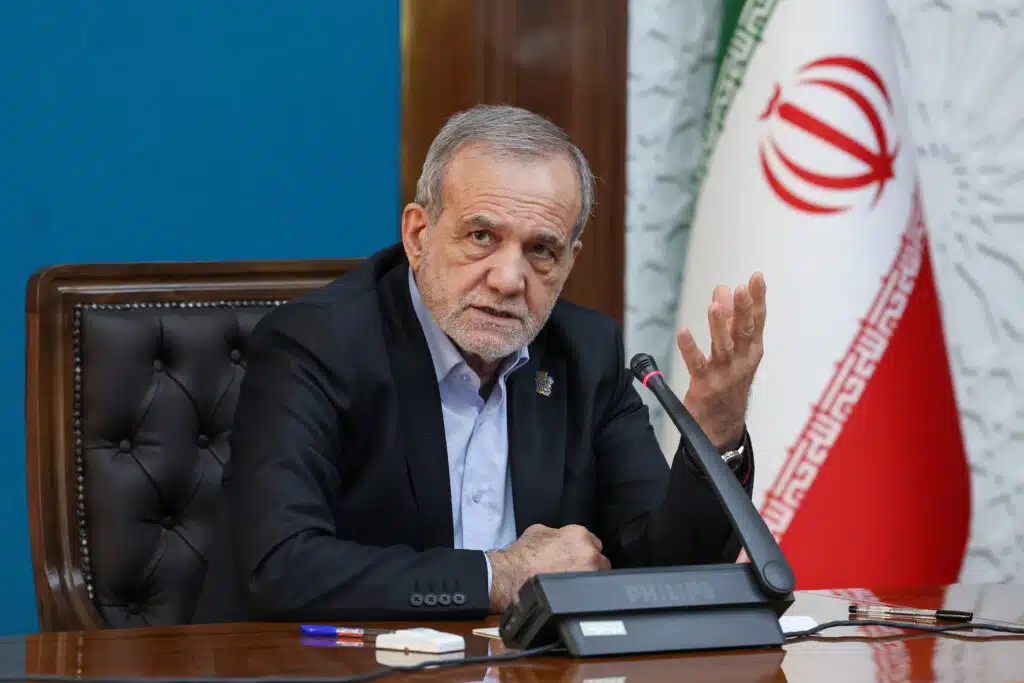 Iranian President Masoud Pezeshkian.