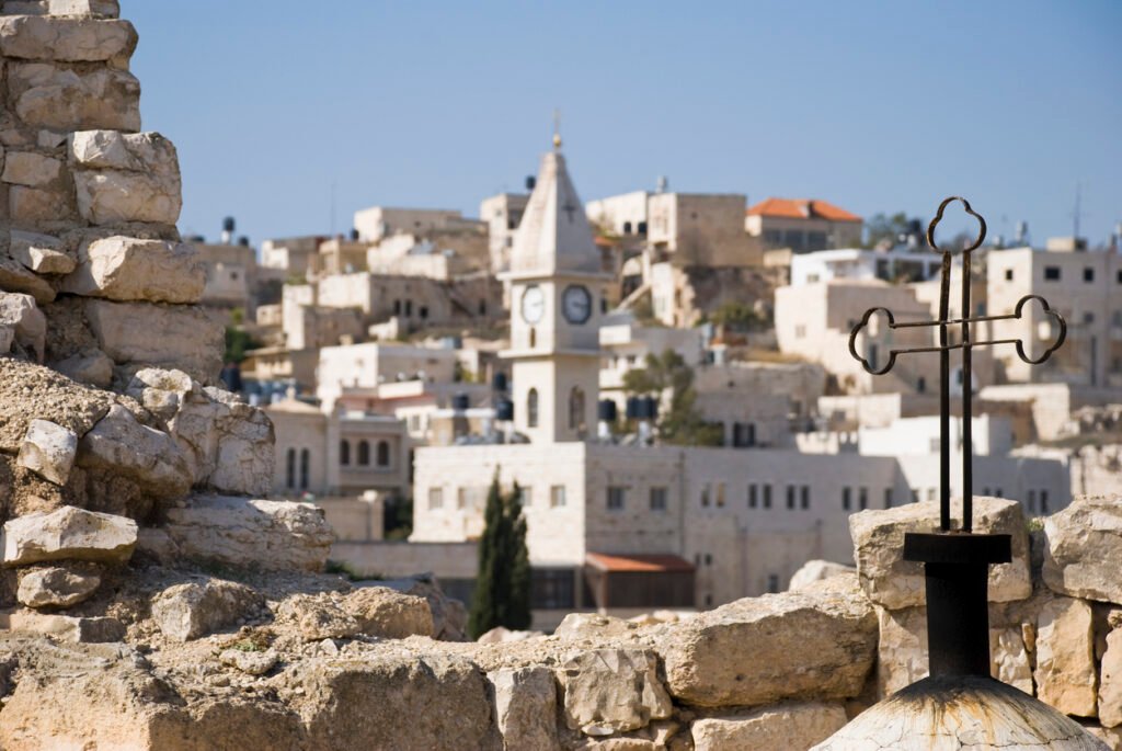 Arab Christian town of Taybeh in West Bank